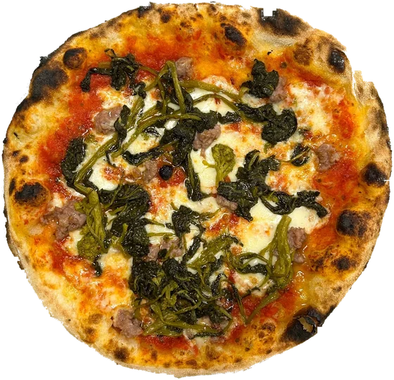Pizza con salsiccia e friarielli